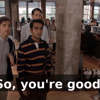 So, you're good.