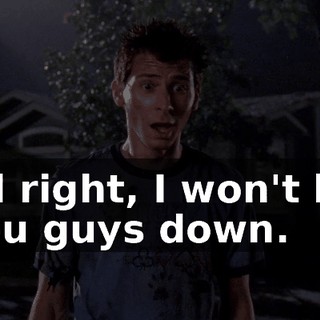 All right, I won't let you guys down.
