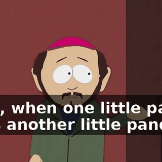 Well, when one little panda asks another little panda