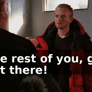 The rest of you, get out there!