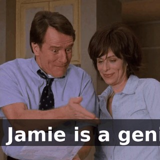 but Jamie is a genius.