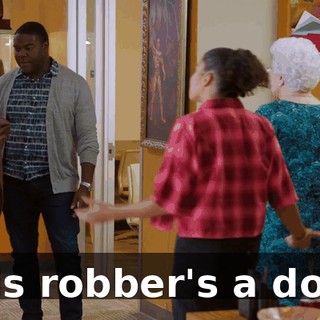 This robber's a dork.