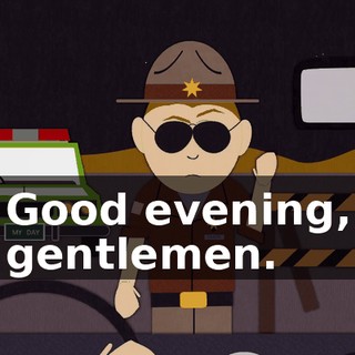 Good evening, gentlemen.