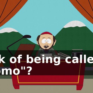 Sick of being called a "homo"?