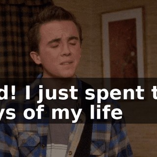 God! I just spent two days of my life
