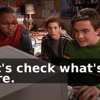 Let's check what's in here.