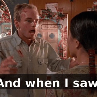 And when I saw,