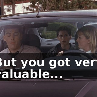But you got very valuable...