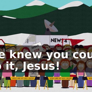 We knew you could do it, Jesus!