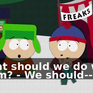 What should we do with them? - We should--
