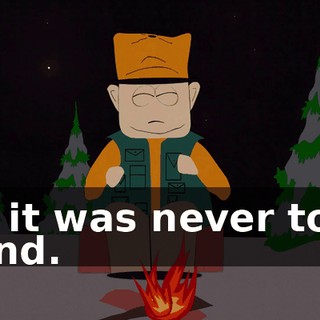 but it was never to be found.