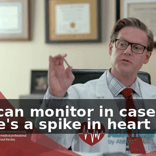 so I can monitor in case there's a spike in heart rate.
