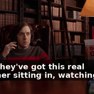 and they've got this real teacher sitting in, watching me.