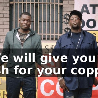 - We will give you cash for your copper.