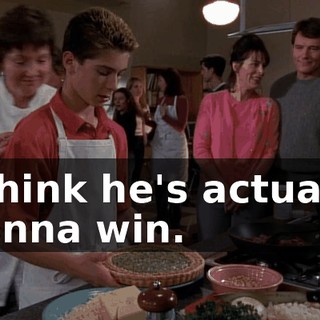 I think he's actually gonna win.