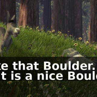 I like that Boulder. That is a nice Boulder.