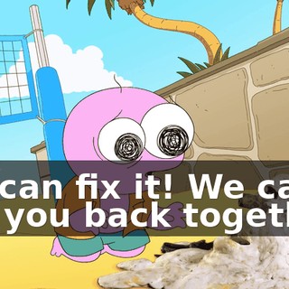 We can fix it! We can put you back together!