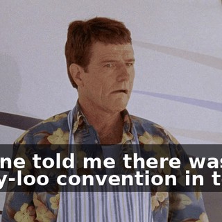 No one told me there was a looky-loo convention in town.