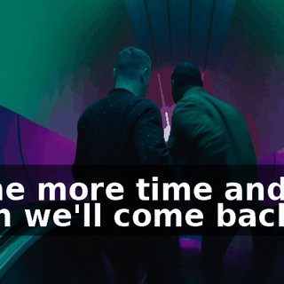 - One more time and then we'll come back up