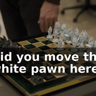Did you move the white pawn here?