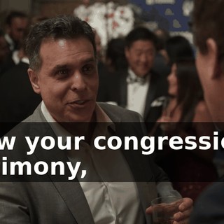 I saw your congressional testimony,