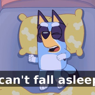 I can't fall asleep!