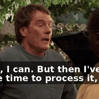 Yeah, I can. But then I've had some time to process it, Abe.