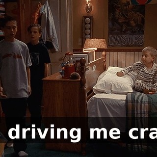 It's driving me crazy.