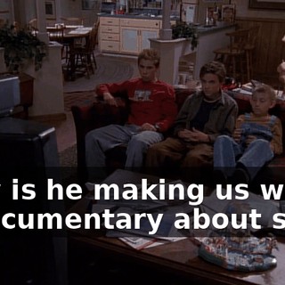 Why is he making us watch a documentary about salt?