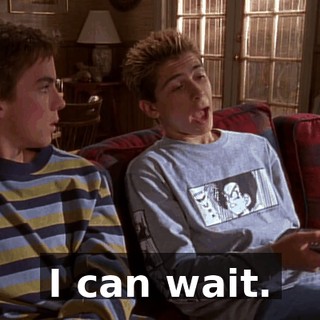 I can wait.