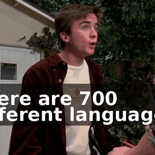There are 700 different languages.