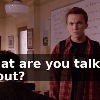 What are you talking about?