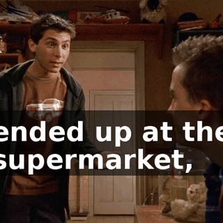 ended up at the supermarket,