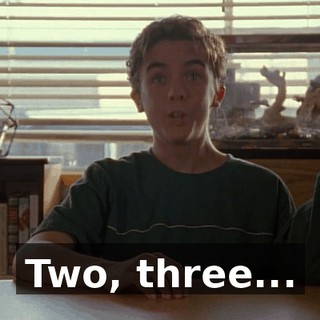 Two, three...