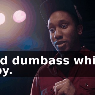 Old dumbass white boy.