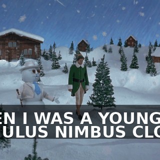 WHEN I WAS A YOUNG CUMULUS NIMBUS CLOUD.