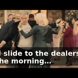 ♪ And slide to the dealership In the morning… ♪