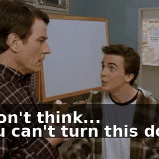 - I don't think... - You can't turn this down.