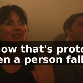 I know that's protocol when a person falls