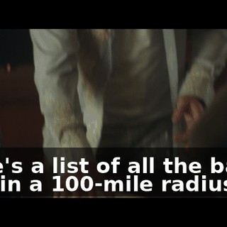 Here's a list of all the banks within a 100-mile radius,