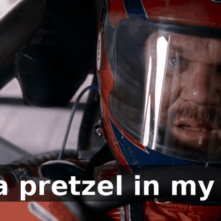 I got a pretzel in my head.
