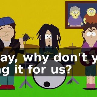 Okay, why don't you sing it for us?