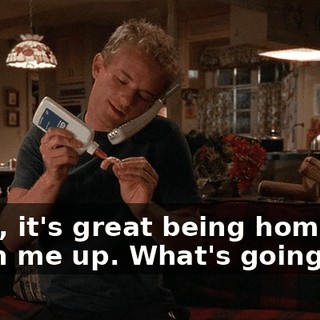 Yeah, it's great being home. So catch me up. What's going on?