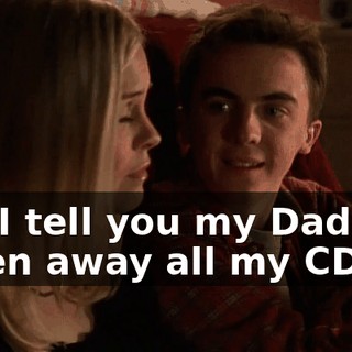 Did I tell you my Dad has taken away all my CDs?