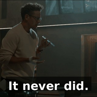 It never did.