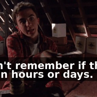 I can't remember if these mean hours or days.