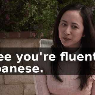 I see you're fluent in Japanese.