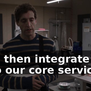 and then integrate her into our core services.