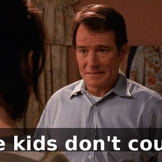 The kids don't count.