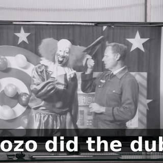 Bozo did the dub.